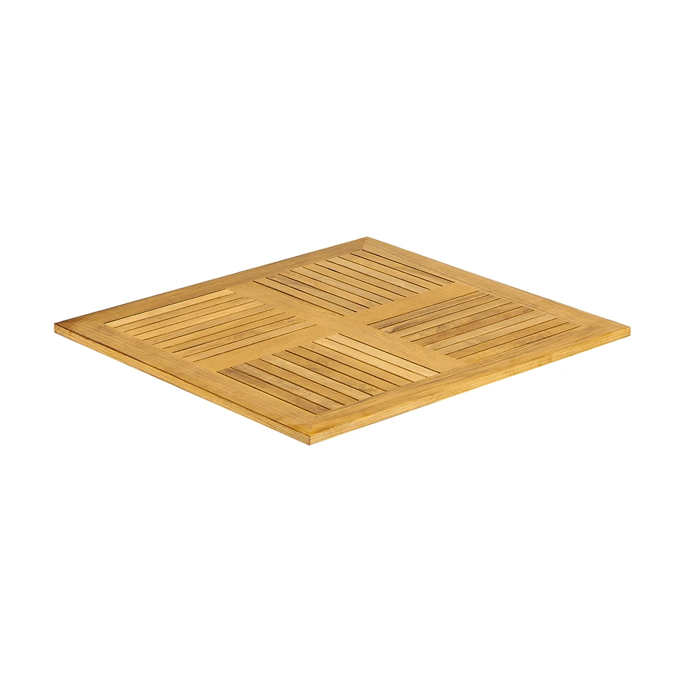 Square Teak Outdoor Table Tops