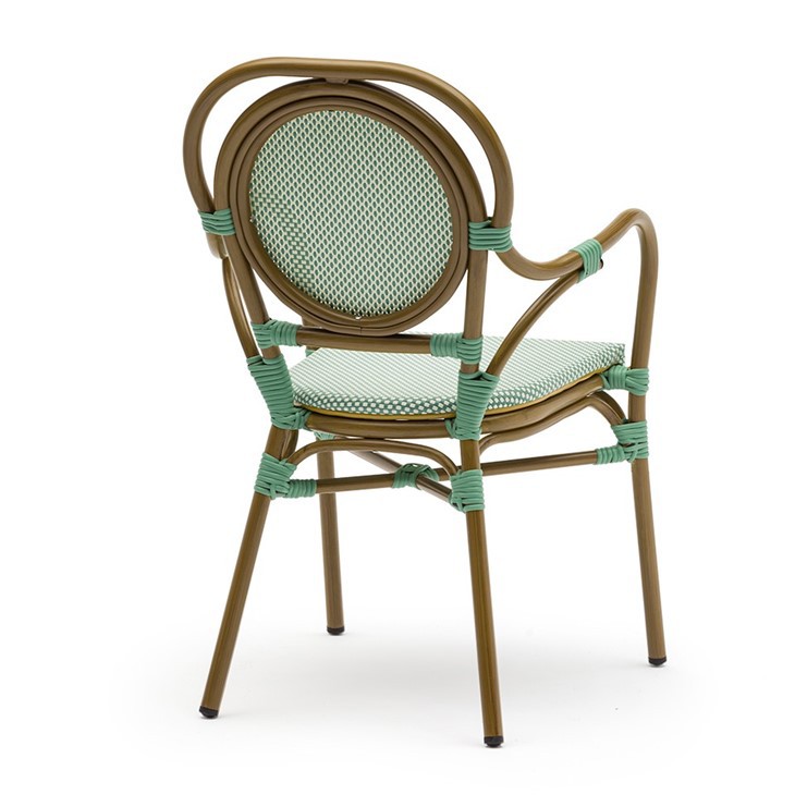 Turquoise Round Back Bistro Chai